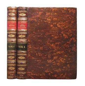 GOMES DE BRITO, BERNARDO. Historia Tragico-Maritima.  2 volumes.  1735-36